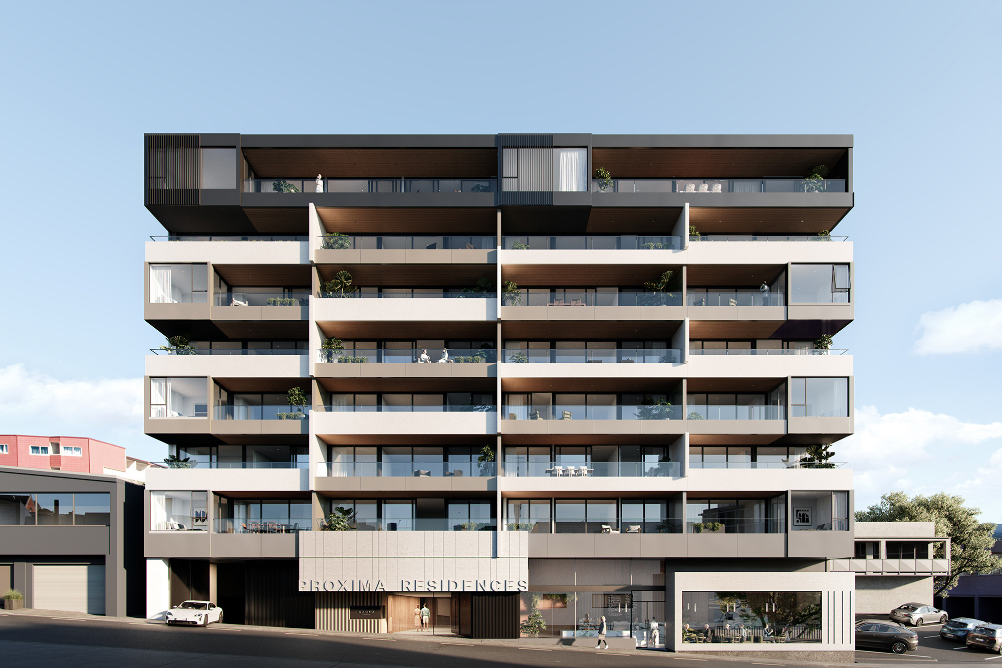 Proxima Residences exterior in Eden Terrace